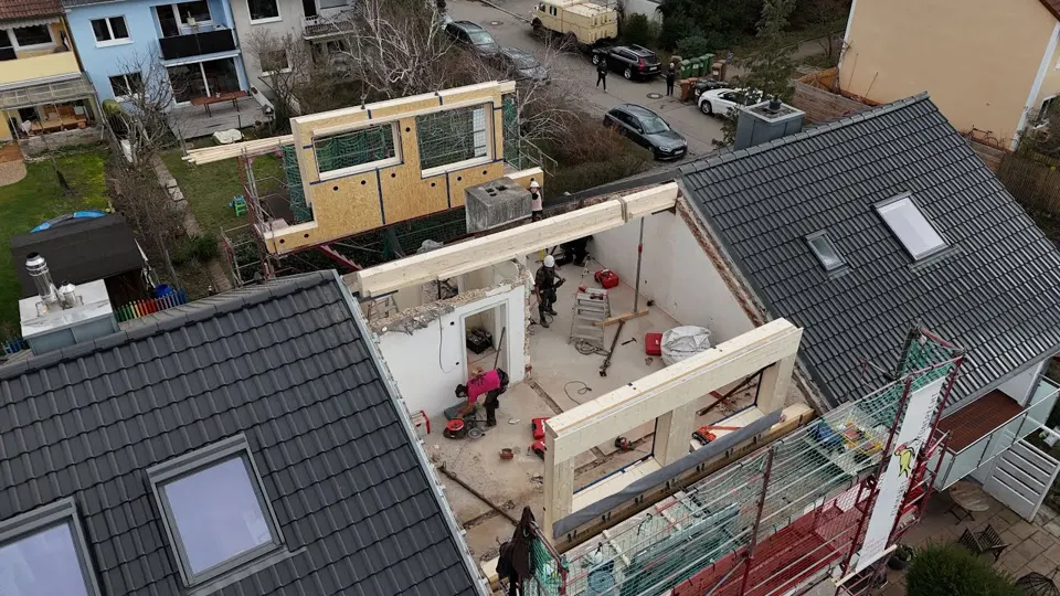 Modernisierung eines Reihenhauses aus den 60ern