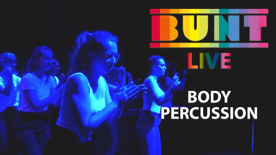 Ensemble Bunt performt Body Percussion